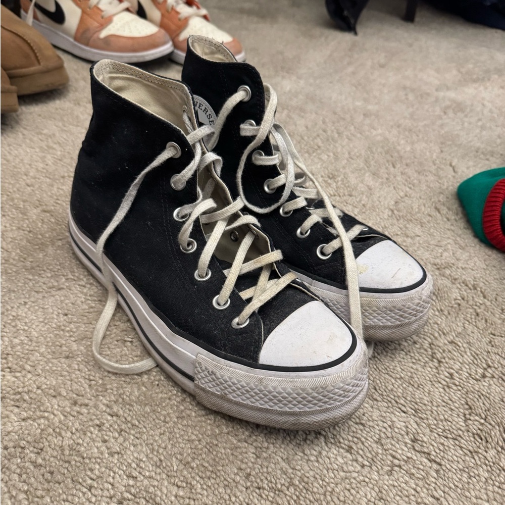 Converse Classic Black and White High-Tops